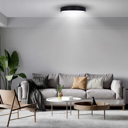 Brilagi - LED stropna svjetiljka POOL LED/36W/230V 3000/4500/6000K Ø 30 cm crna