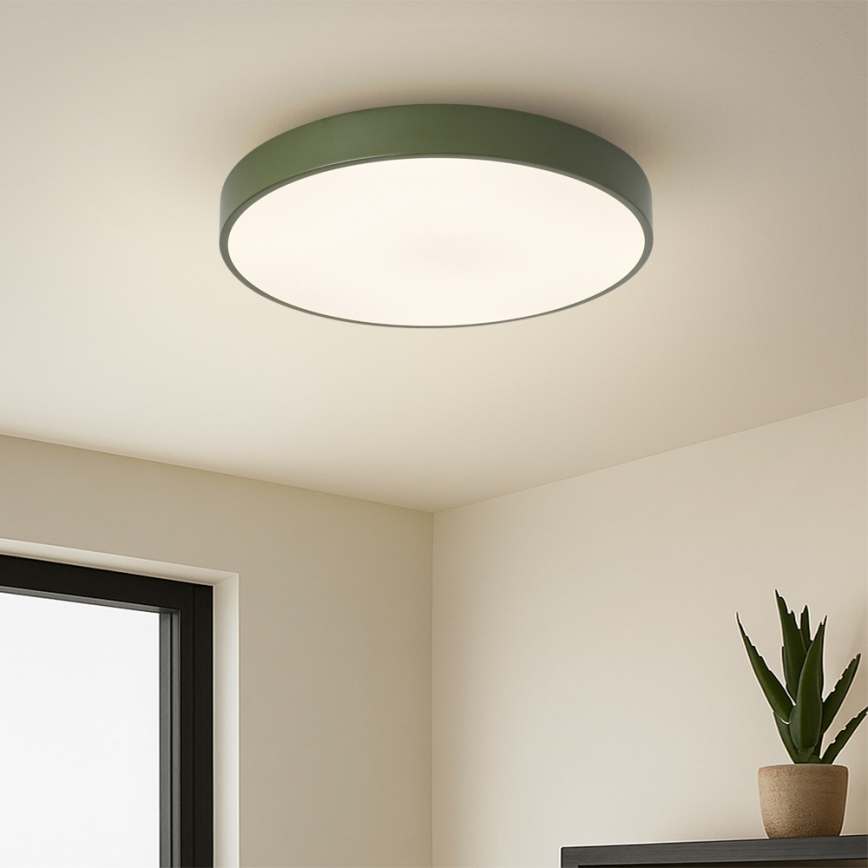 Brilagi - LED stropna svjetiljka POOL LED/48W/230V 3000/4000/6000K promjer 40 cm zelena