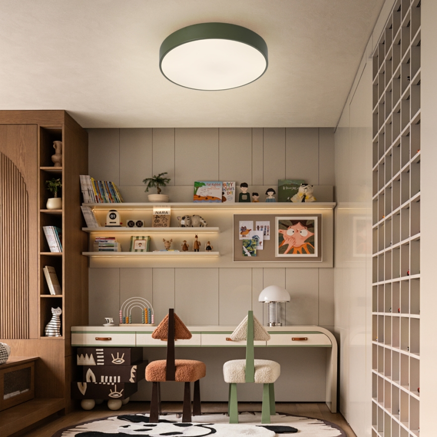 Brilagi - LED stropna svjetiljka POOL LED/48W/230V 3000/4000/6000K promjer 40 cm zelena