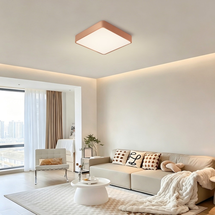 Brilagi - LED stropna svjetiljka POOL LED/48W/230V 3000/4000/6000K 50x50 cm brončana