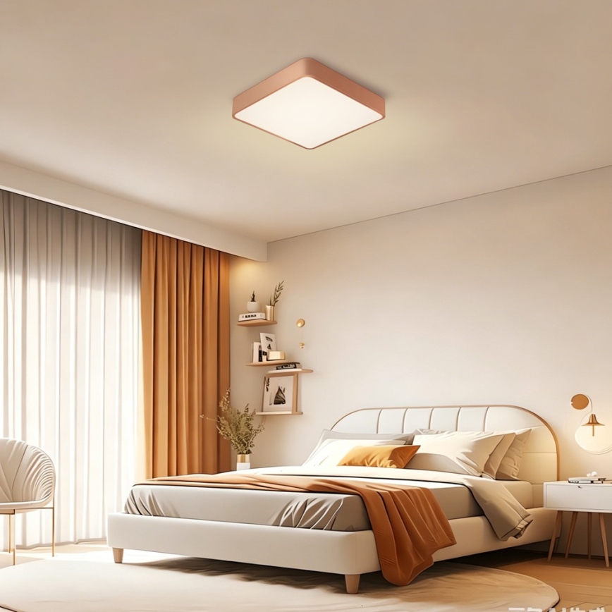 Brilagi - LED stropna svjetiljka POOL LED/48W/230V 3000/4000/6000K 50x50 cm brončana