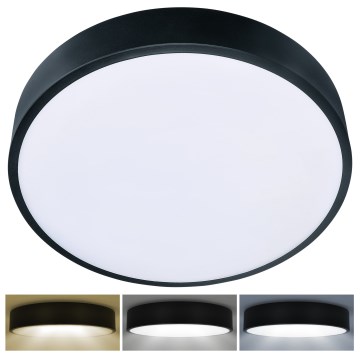 Brilagi - LED stropna svjetiljka POOL LED/48W/230V 3000/4000/6000K promjer 40 cm crna