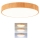 Brilagi - LED stropna svjetiljka POOL LED/48W/230V 3000/4000/6000K promjer 40 cm drveni dekor
