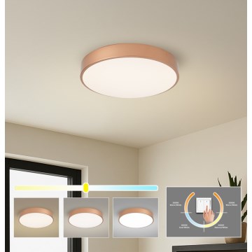 Brilagi - LED stropna svjetiljka POOL LED/48W/230V 3000/4000/6000K Ø 40 cm brončana