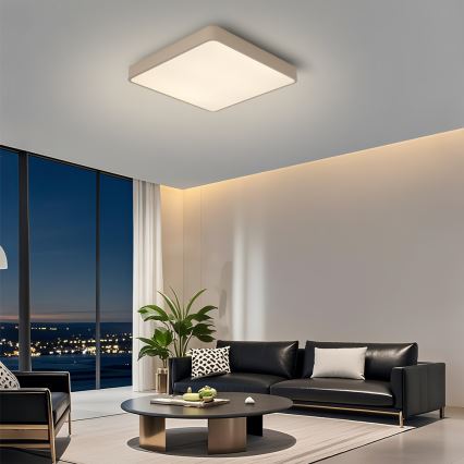 Brilagi - LED stropna svjetiljka POOL LED/48W/230V 3000/4500/6000K 50x50 cm bež