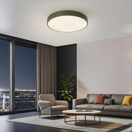 Brilagi - LED stropna svjetiljka POOL LED/60W/230V 3000/4000/6000K Ø 50 cm zelena