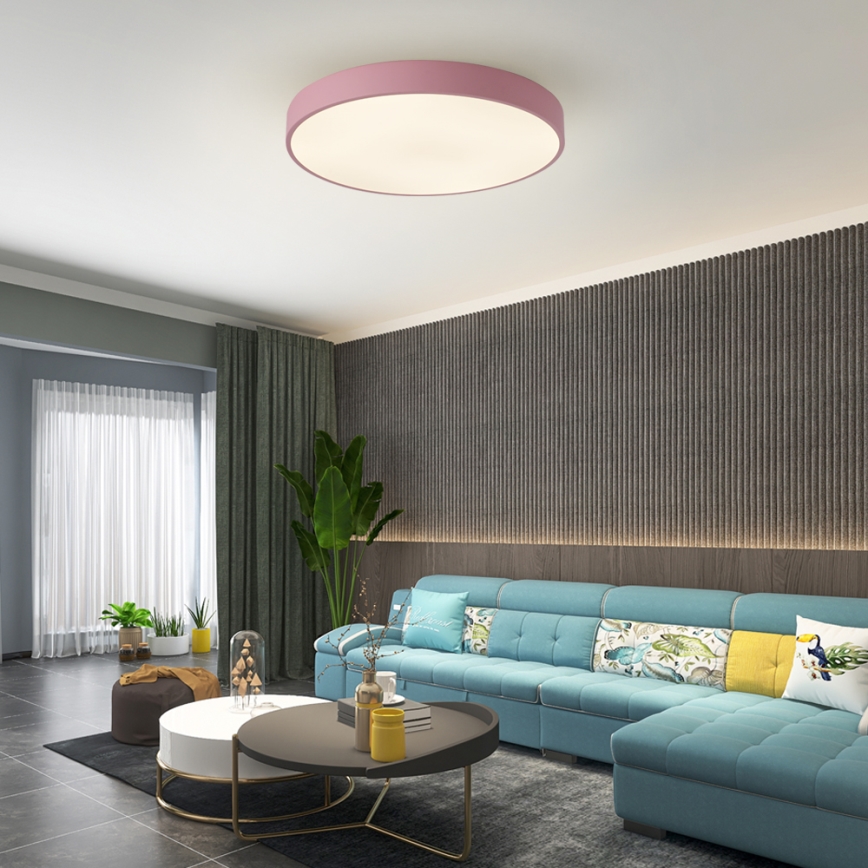 Brilagi - LED stropna svjetiljka POOL LED/60W/230V 3000/4000/6000K Ø 60 cm ružičasta