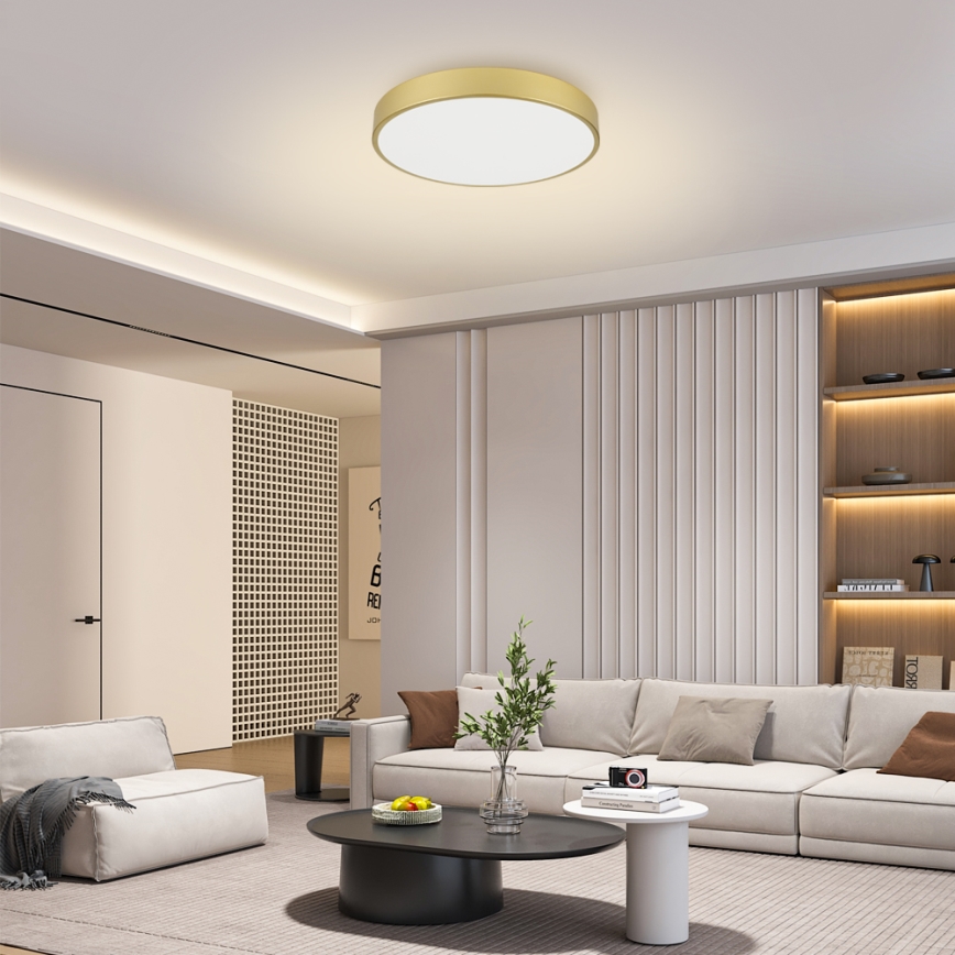 Brilagi - LED stropna svjetiljka POOL LED/60W/230V 3000/4500/6000K Ø 60 cm zlatna