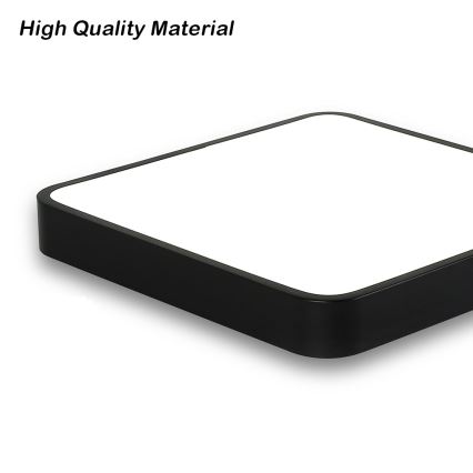 Brilagi - LED stropno svjetlo POOL SQUARE LED/36W/230V 3000/4500/6000K 40x40 cm crna