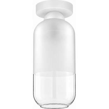 BRILAGI - LED stropna svjetiljka RETRO GLASS 1xE27/60W/230V Ø 14 cm bijela