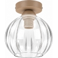 BRILAGI - LED stropna svjetiljka RETRO GLASS 1xE27/60W/230V Ø 18 cm bežna/prozirna