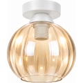 BRILAGI - LED Stropna svjetiljka RETRO GLASS 1xE27/60W/230V Ø 18 cm bijela/dimljena bež