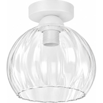 BRILAGI - LED stropna svjetiljka RETRO GLASS 1xE27/60W/230V Ø 25 cm bijela/prozirna