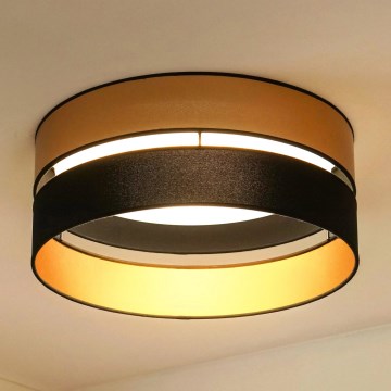 Brilagi - LED Stropna svjetiljka ROYAL LED/24W/230V pr. 45 cm crna/zlatna