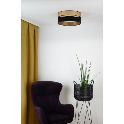 Brilagi - LED Stropna svjetiljka ROYAL LED/24W/230V pr. 45 cm crna/zlatna