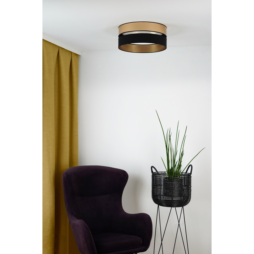Brilagi - LED Stropna svjetiljka ROYAL LED/24W/230V pr. 45 cm crna/zlatna