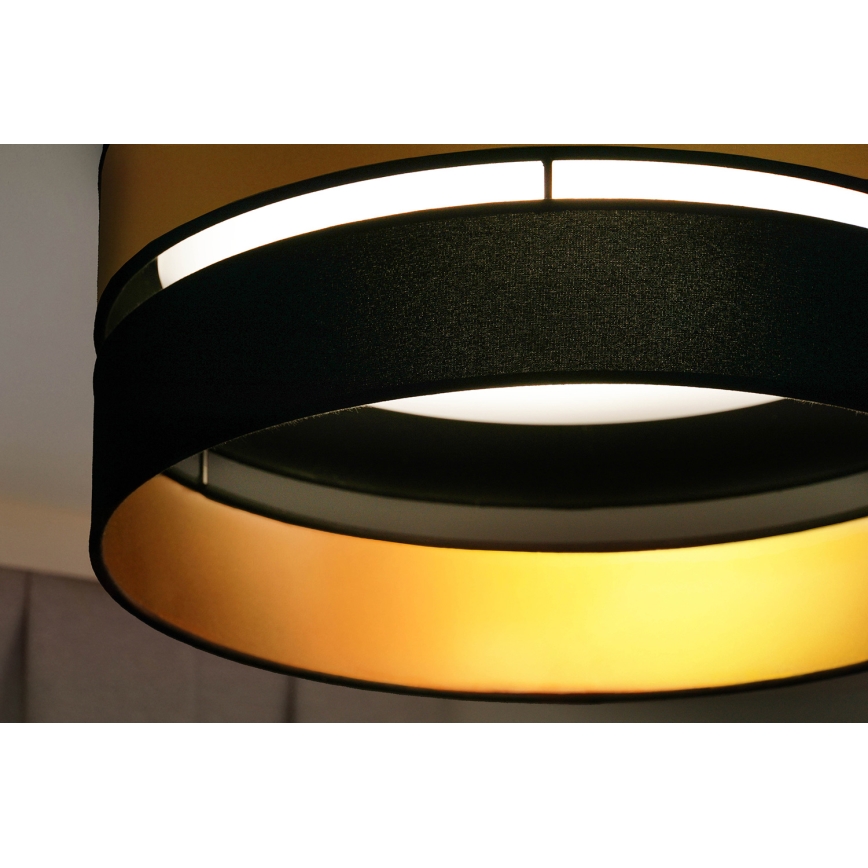 Brilagi - LED Stropna svjetiljka ROYAL LED/24W/230V pr. 45 cm crna/zlatna