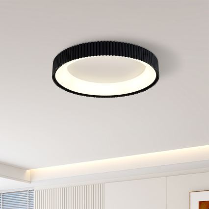 Brilagi - LED prigušivo stropno svjetlo FALCON MODERN LED/30W/230V 3000-6500K Ø 40 cm crno + daljinski upravljač