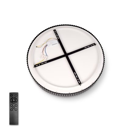 Brilagi - LED prigušivo stropno svjetlo FALCON MODERN LED/30W/230V 3000-6500K Ø 40 cm crno + daljinski upravljač