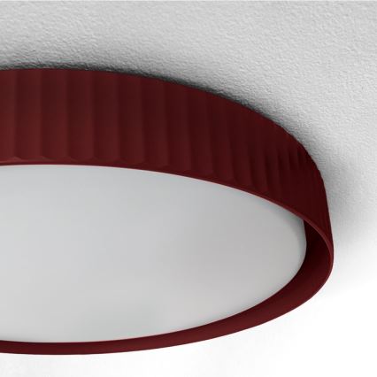 Brilagi - LED stropna svjetiljka s možnostšću prigušenja LUCIA LED/48W/230V 3000-6500K Ø41 cm crvena + daljinski upravljač