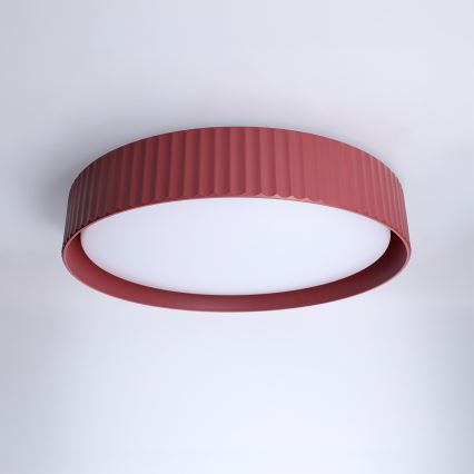 Brilagi - LED stropna svjetiljka s možnostšću prigušenja LUCIA LED/48W/230V 3000-6500K Ø41 cm crvena + daljinski upravljač