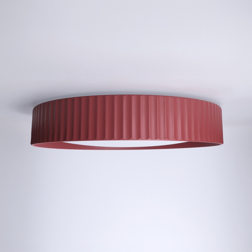 Brilagi - LED stropna svjetiljka s možnostšću prigušenja LUCIA LED/48W/230V 3000-6500K Ø41 cm crvena + daljinski upravljač