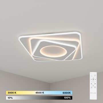 Brilagi - LED stropna svjetiljka s mogućnošću prigušivanja MODERN LED/100W/230V 3000-6000K 48x48 cm + daljinski upravljač