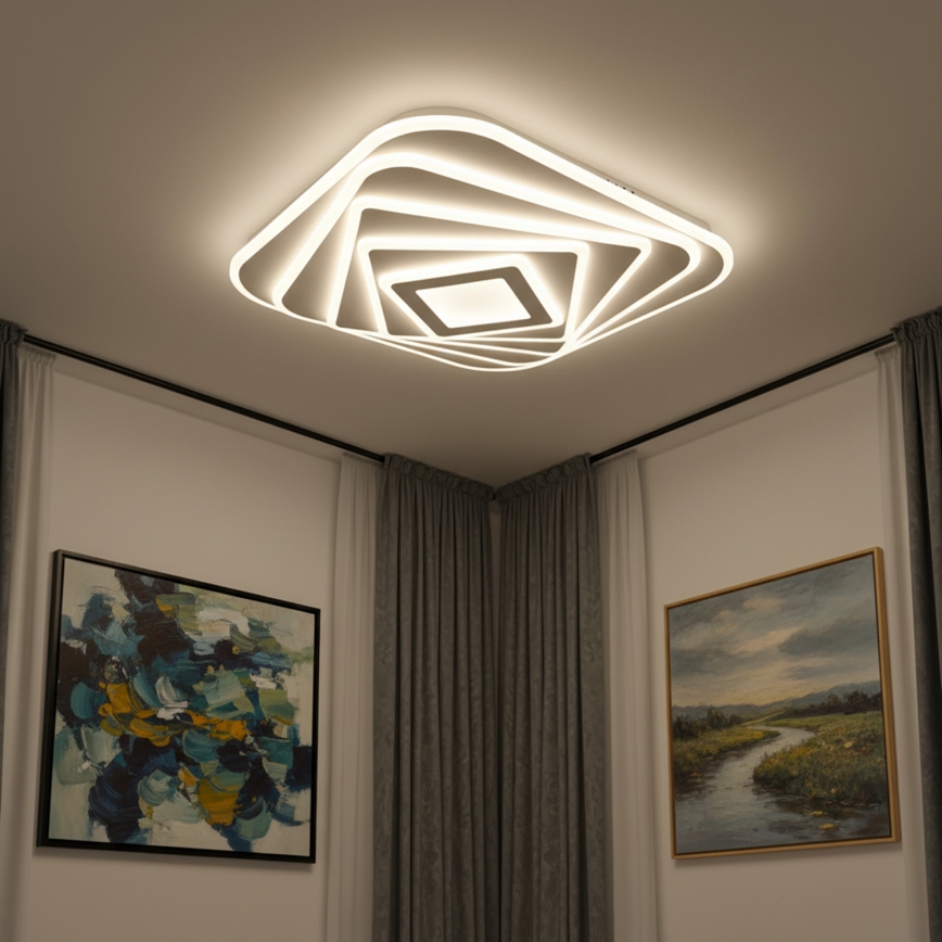 BRILAGI - LED Prigušivo stropno svjetlo MODERN LED/210W/230V 3000-6000K 55x55 cm + daljinski upravljač