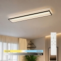 BRILAGI - LED stropna svjetiljka s mogućnošću prigušivanja OUTLINE LED/90W/230V 3000-6000K 18x100 cm bijela/crna + daljinski upravljač