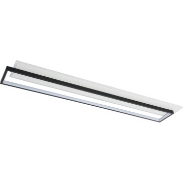 Brilagi - LED stropna svjetiljka s mogućnošću prigušivanja OUTLINE LED/90W/230V 3000-6000K 18x100 cm bijela/crna + daljinski upravljač