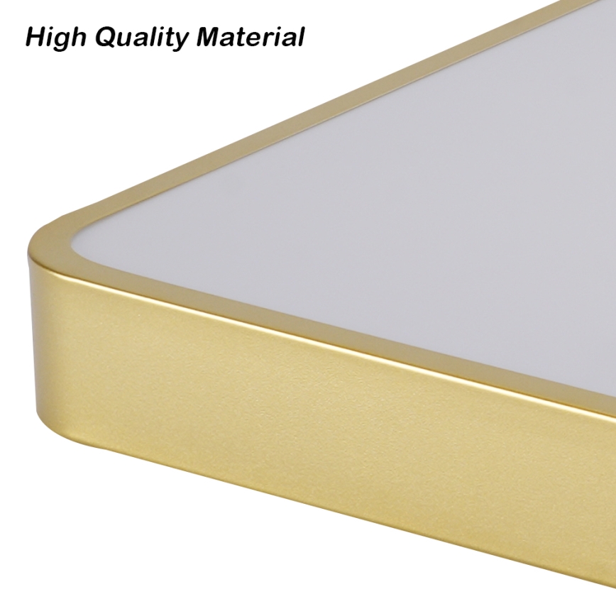 Brilagi - LED stropna svjetiljka s prigušivanjem POOL LED/48W/230V 3000-6000K 50x50 cm zlatna + daljinski upravljač