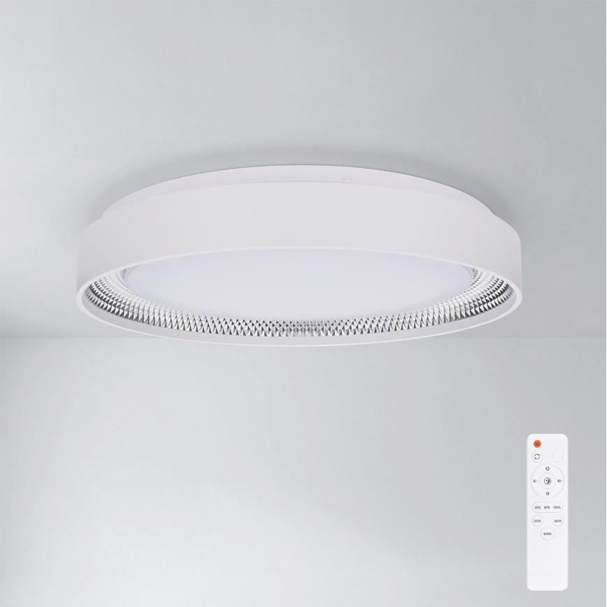 Brilagi - LED stropna svjetiljka s prigušivanjem WALDO LED/48W/230V 3000-6500K Ø 40 cm bijela/srebrna + daljinski upravljač