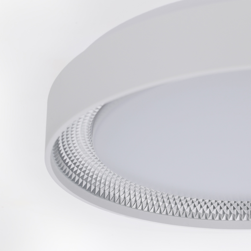 Brilagi - LED stropna svjetiljka s prigušivanjem WALDO LED/48W/230V 3000-6500K Ø 40 cm bijela/srebrna + daljinski upravljač