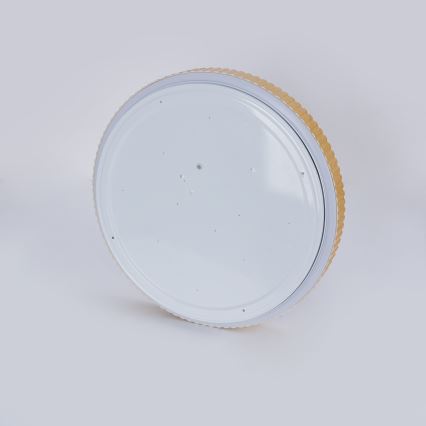 Brilagi - LED stropna svjetiljka s mogućnošću prigušivanja CORVO LED/72W/230V 3000-6000K drveni dekor promjer 50 cm + daljinski upravljač