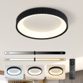 Brilagi - LED stropna svjetiljka s prigušivanjem FALCON MODERN LED/54W/230V 3000-6500K pr. 60 cm crna + daljinski upravljač