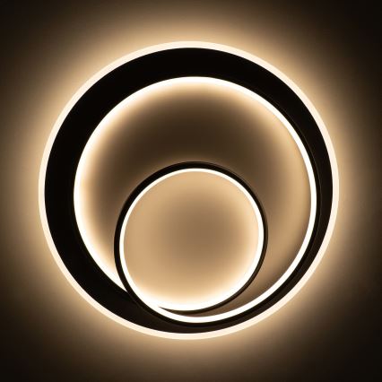 BRILAGI - LED stropna svjetiljka s prigušivanjem FLARE LED/70W/230V 3000-6000K promjer 50 cm bijela/crna + daljinski upravljač