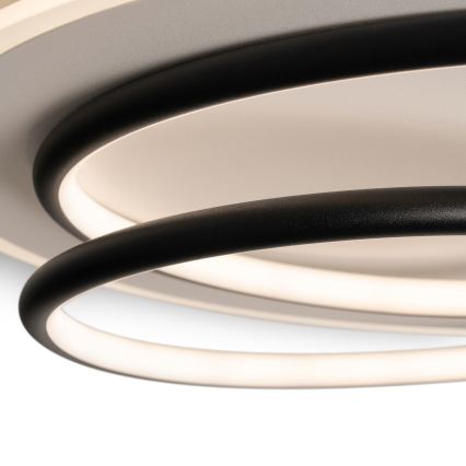 BRILAGI - LED stropna svjetiljka s prigušivanjem FLARE LED/70W/230V 3000-6000K promjer 50 cm bijela/crna + daljinski upravljač