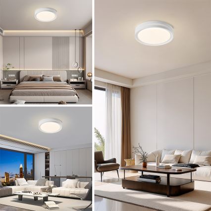 Brilagi - Stropna LED svjetiljka s prigušivanjem KREON LED/54W/230V 3000-6000K bijela, promjer 38 cm + daljinski upravljač