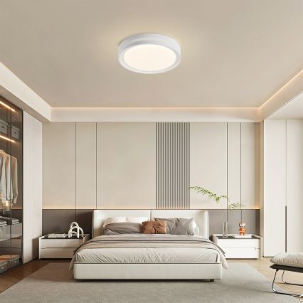 Brilagi - Stropna LED svjetiljka s prigušivanjem KREON LED/54W/230V 3000-6000K bijela, promjer 38 cm + daljinski upravljač