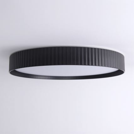 Brilagi - LED prigušivo stropno svjetlo LUCIA LED/60W/230V 3000-6500K promjer 59 cm crna + daljinski upravljač