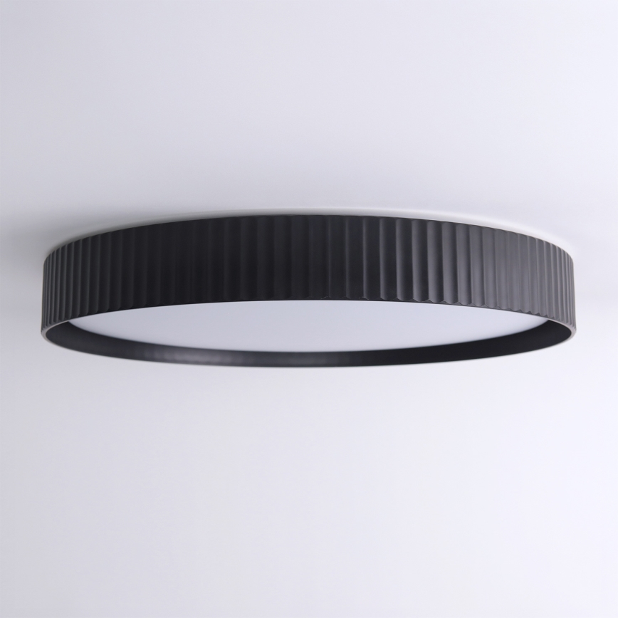 Brilagi - LED prigušivo stropno svjetlo LUCIA LED/60W/230V 3000-6500K promjer 59 cm crna + daljinski upravljač