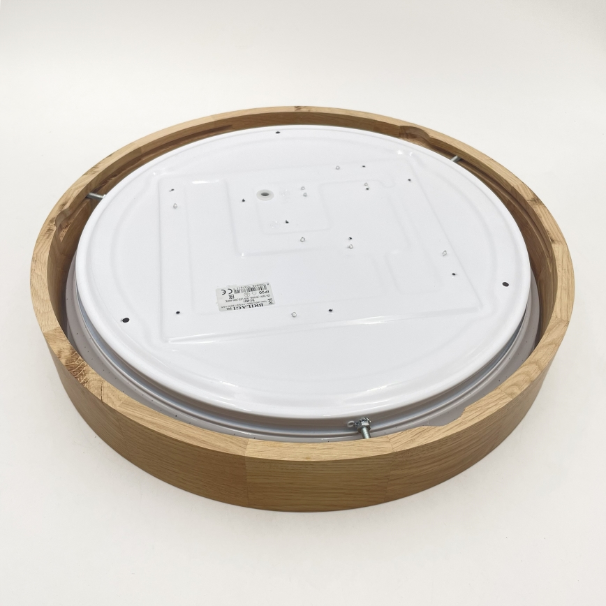 Brilagi - LED prigušiva stropna svjetiljka MANAROLA SMART STARS LED/24W/230V 3000-6000K Wi-Fi Tuya Beacon Ø 41 cm hrast + daljinski upravljač