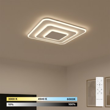 Brilagi - LED stropna svjetiljka s prigušivanjem MODERN LED/72W/230V 3000-6000K 46,6x46,6 cm + daljinski upravljač