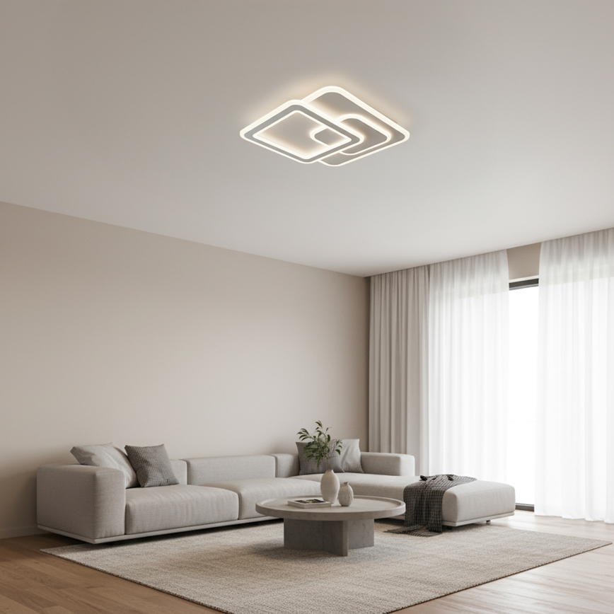 Brilagi - LED stropno svjetlo s prigušivanjem MODERN LED/80W/230V 3000-6000K 52,5x52,5 cm + daljinski upravljač