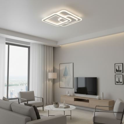 Brilagi - LED stropno svjetlo s prigušivanjem MODERN LED/80W/230V 3000-6000K 52,5x52,5 cm + daljinski upravljač