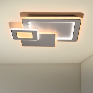 Brilagi - LED stropna svjetiljka s prigušivanjem MODERN LED/93W/230V 2700-6500K 48,5x48,5 cm + daljinski upravljač