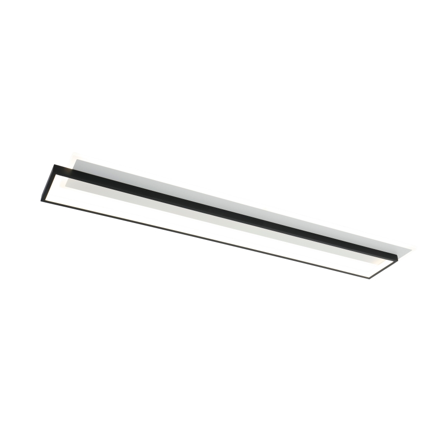 Brilagi - LED stropna svjetiljka s mogućnošću prigušivanja OUTLINE LED/90W/230V 3000-6000K 18x100 cm bijela/crna + daljinski upravljač