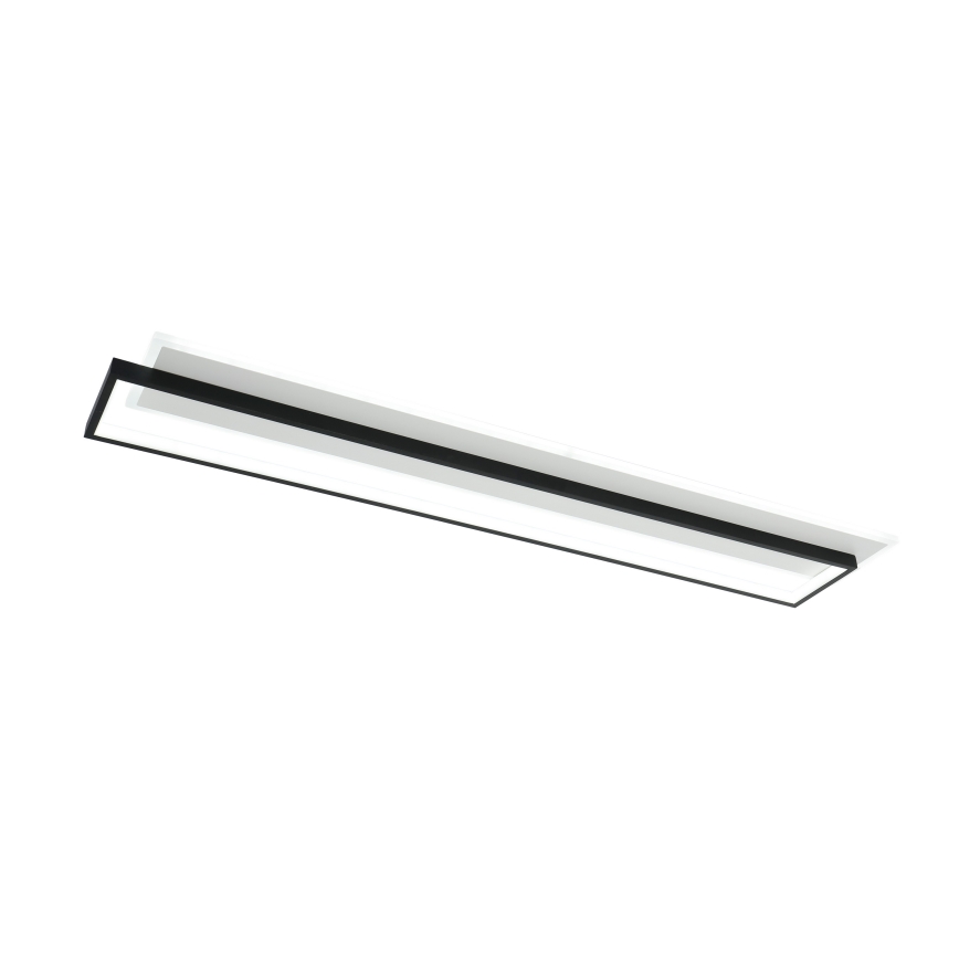 Brilagi - LED stropna svjetiljka s mogućnošću prigušivanja OUTLINE LED/90W/230V 3000-6000K 18x100 cm bijela/crna + daljinski upravljač