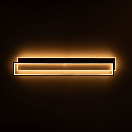 BRILAGI - LED stropna svjetiljka s mogućnošću prigušivanja OUTLINE LED/90W/230V 3000-6000K 18x100 cm bijela/crna + daljinski upravljač