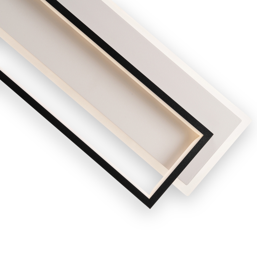 BRILAGI - LED stropna svjetiljka s mogućnošću prigušivanja OUTLINE LED/90W/230V 3000-6000K 18x100 cm bijela/crna + daljinski upravljač
